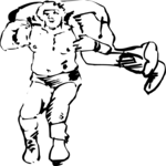 Wrestling 03 Clip Art