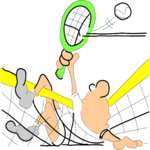 Tennis 001 Clip Art