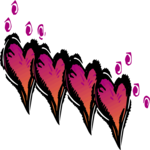 Hearts 05 Clip Art