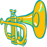Trumpet 28 Clip Art
