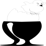 Chick - Hatching 1 Clip Art