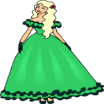 Evening Gown 10 Clip Art