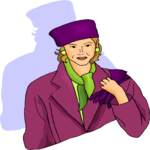 Man Wearing Hat 2 Clip Art