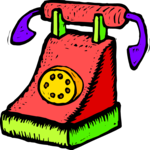 Telephone 090 Clip Art