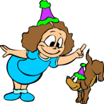 Birthday Girl 6 Clip Art