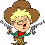 Gun Fighter 08 Clip Art