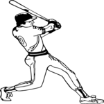 Batter 02 Clip Art