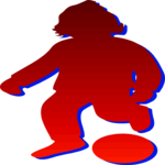 Boy Playing Kickball