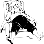 Santa Sleeping 1