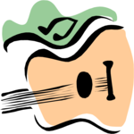 Guitar - Acoustic 33 Clip Art