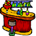 Wet Bar Clip Art