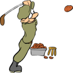 Potato Golf Clip Art