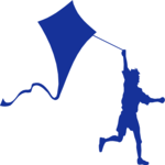 Kite Flying 1 Clip Art