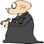 Monk 01 Clip Art