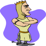 King - Muscular Clip Art