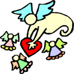 Angels of Love Clip Art