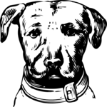 Antique Style Dog 2 Clip Art