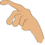 Finger Pointing 119 Clip Art