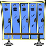 Lockers 4 Clip Art