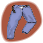 Pants with Belt