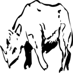 Rhino 1 Clip Art