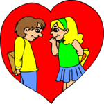 Couple in Love 09 Clip Art