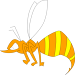 Bee 01 Clip Art