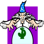 Financial Wizard Clip Art