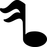 Musical Note 09 Clip Art