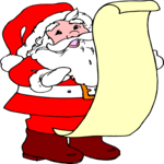 Santa with List 13