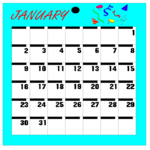 07 January - Sat Clip Art