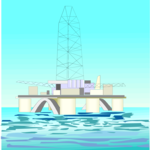 Oil Derrick 5 Clip Art