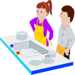 Washing Dishes 4