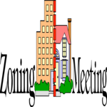 Zoning Meeting Clip Art