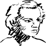 Face - Female 54 Clip Art