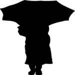 Woman with Umbrella 1