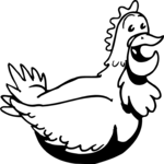 Chicken 08 Clip Art