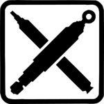 Shocks-Struts Symbol