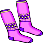 Socks 03 Clip Art