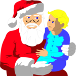 Santa & Child 1