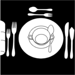 Place Setting 10 Clip Art