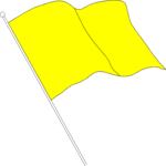 Plain Flag 19 Clip Art