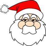 Santa Face 02 Clip Art