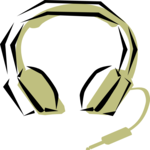 Headphones 16 Clip Art