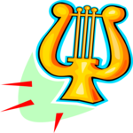 Lyre 4 Clip Art