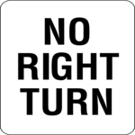 No Right Turn 5