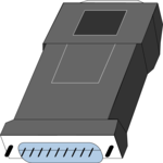 Mini SR Modem Clip Art