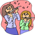 Flautists Clip Art