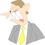 Man Angry Clip Art