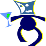 Martini Man Clip Art